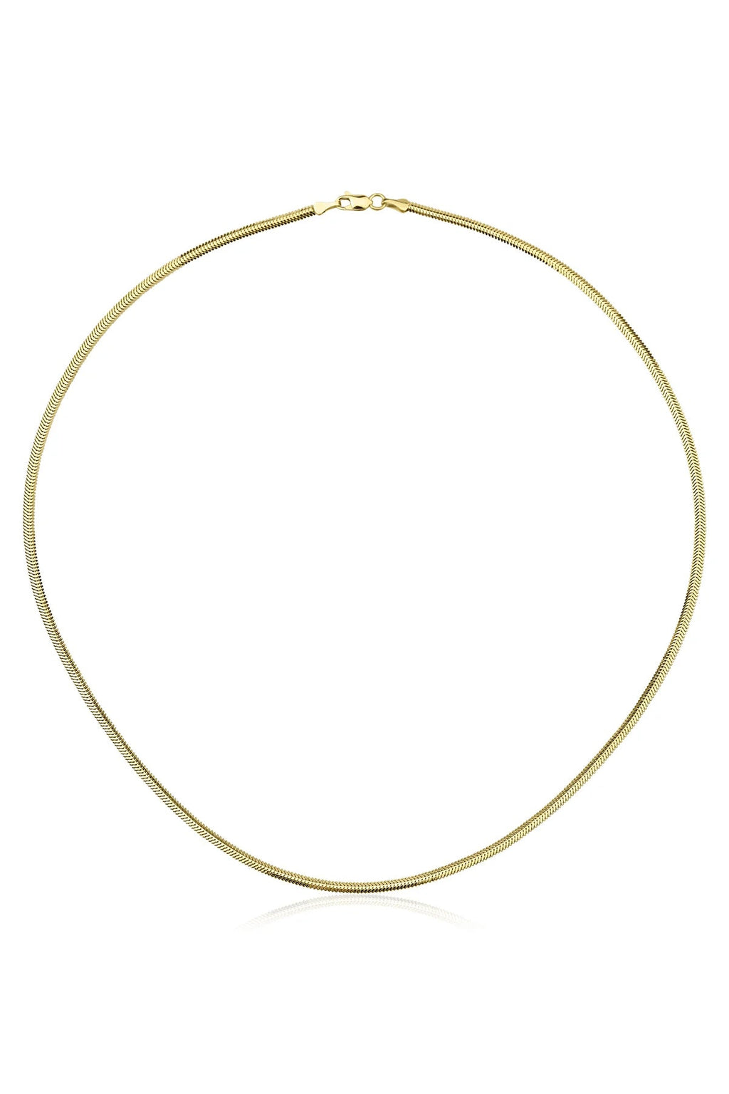 14ct Gold Classic Snake Chain Set (Bracelet - Chain)