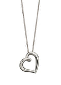 Elements Gold Organic Heart Pendant