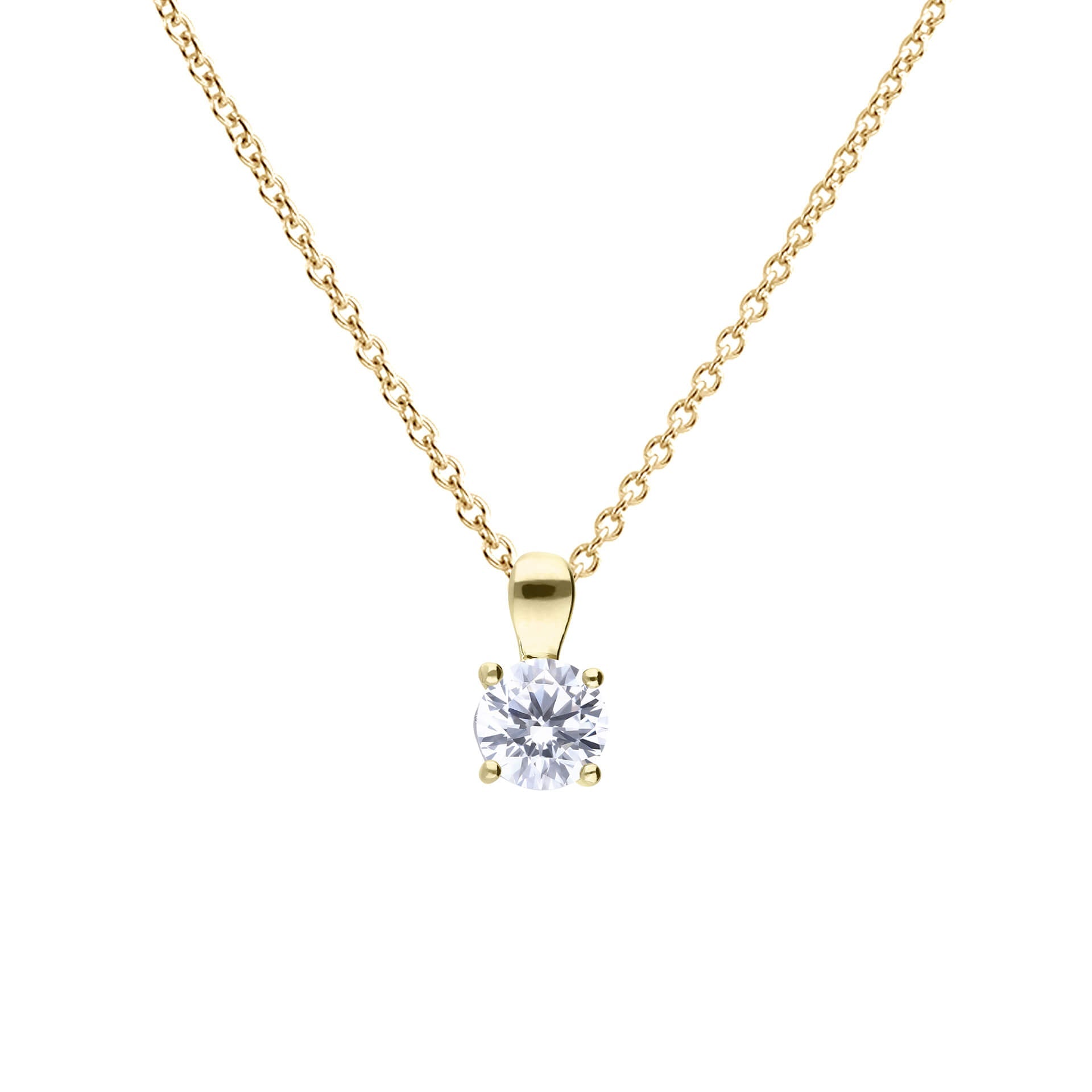 Diamonfire Four Claw Carat Pendant